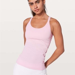 Lululemon Ebb to street tank Petal Size 4